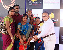 Family receiving keys